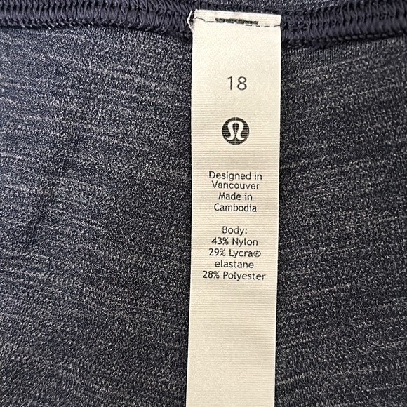 Lululemon Wunder Under Scalloped Hem High-Rise Crop 23" *Luxtreme - Picture 8 of 10
